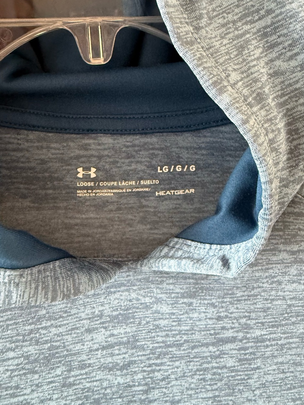 Under Armour Men’s Tech 2.0 Lightweight Blue Hoodie Long Sleeve Pullover - Picture 4 of 5